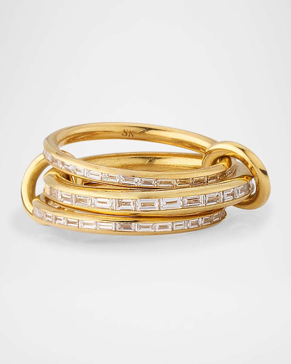 Seraph 18K Yellow Gold Ring with Diamonds